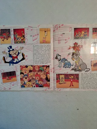 Álbum Cromos Los Trotamúsicos Panini.