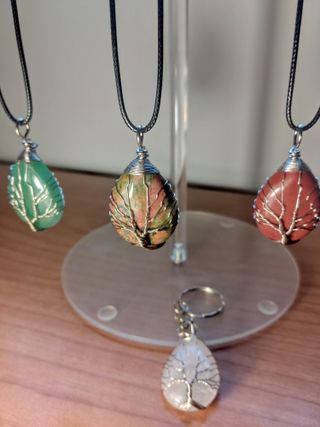 Colgantes Piedra Natural Árbol de la Vida