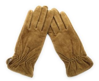 Guantes Piel Mujer Talla 8 Marrón
