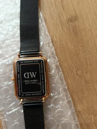 Reloj Daniel Wellington Negro/Dorado