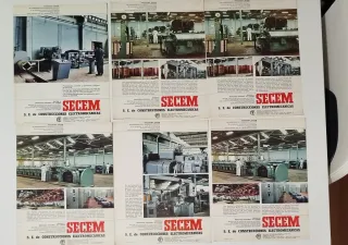 17 Láminas Antiguas SECEM Córdoba. Ppios años 60