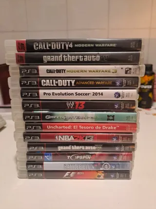 Lote Juegos PS3: Call of Duty, GTA, Uncharted e altri