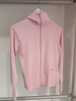 Sudadera entallada mujer cremallera