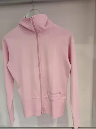 Sudadera entallada mujer cremallera