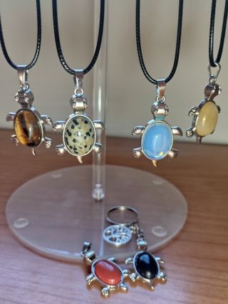 Colgantes Tortuga Piedra Natural