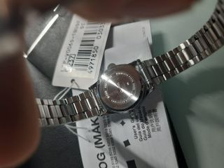 Orologio Casio nero e argento