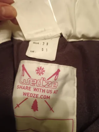 Pantalones de Nieve Blancos 14 años