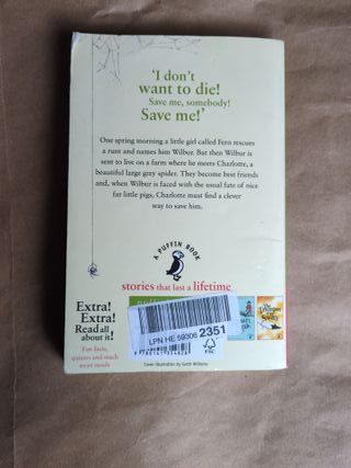 Libro de inglés Charlotte,s web