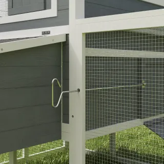 Gallinero Madera con Nidos y Perchas