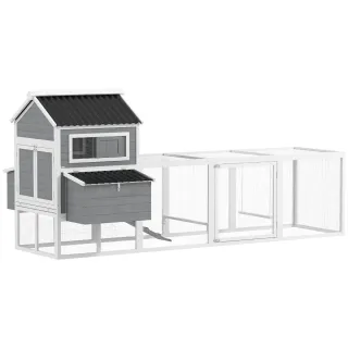 Gallinero Madera con Nidos y Perchas