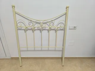 Cabecero forja 90cm beige
