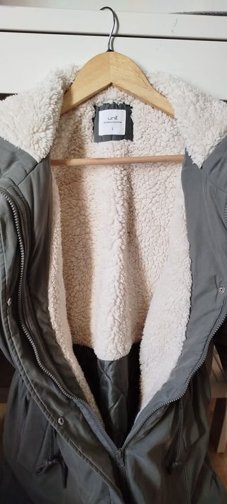 Abrigo Unit Talla L Forro Polar Verde Militar