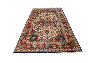 Tappeto Isfahan pregiato lana Seta cm 210x150