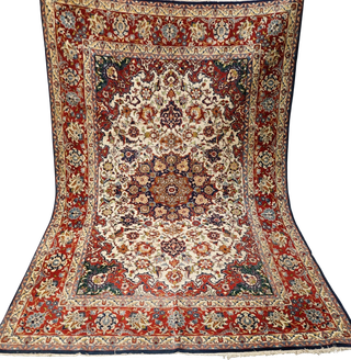 Tappeto Isfahan pregiato lana Seta cm 210x150