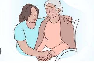 Cuidadora de personas mayores disponible