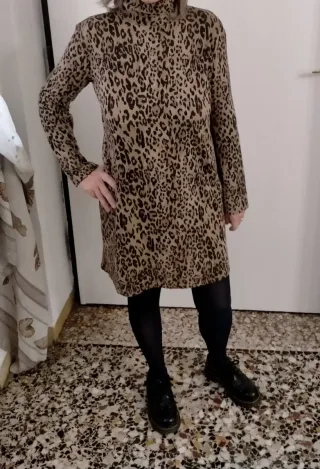 Vestito Zara fantasia leopardata