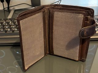 Monedero Yanko Piel Marrón