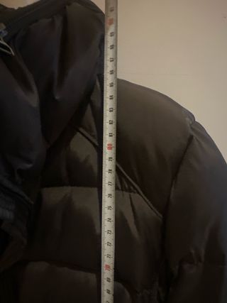 Abrigo de plumas marrón