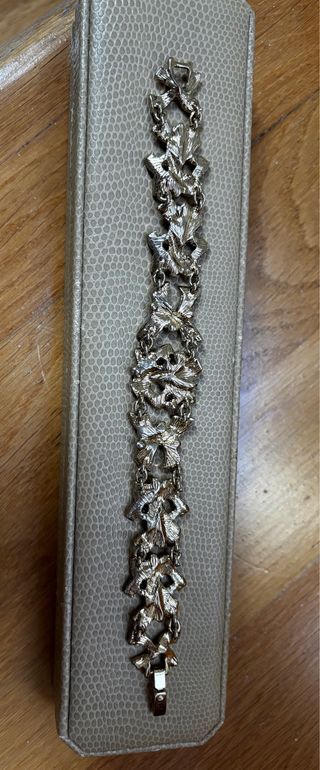 Bracciale Napier vintage rosso e bordeau