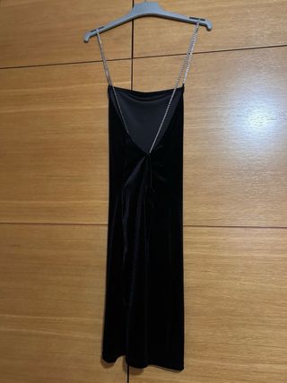 Vestido H&M Negro Tirantes Joya