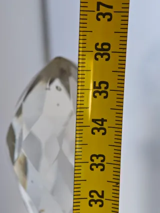 Coppia Decanter Cristallo Inciso Mano XIX secolo