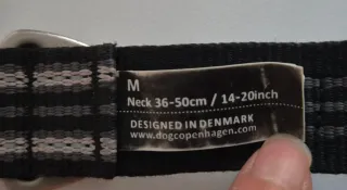 Collar Dog Copenhagen Negro/Gris