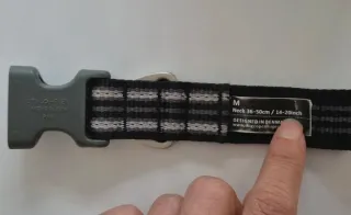 Collar Dog Copenhagen Negro/Gris