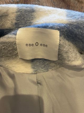 Chaqueta Sfera cuadros azul y blanco Talla M