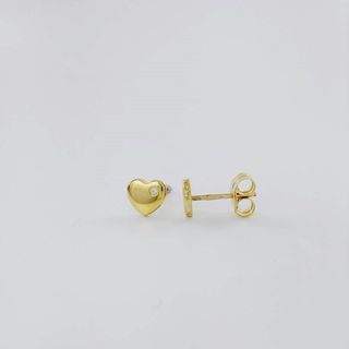 Pendientes Corazón Oro 18K Diamante
