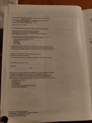 L'essenziale di «Biologia molecolare della cell...