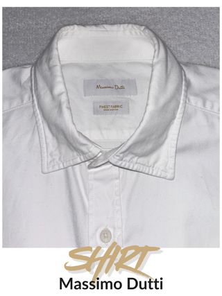 Camisa Massimo Dutti Blanca