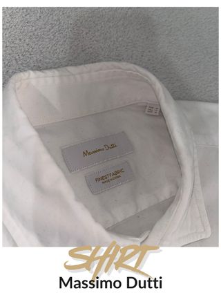 Camisa Massimo Dutti Blanca