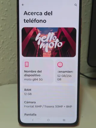 Motorola G84 Rosso Edizione Speciale
