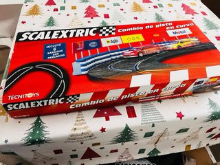 Scalextric Cambio de Carril en Curva