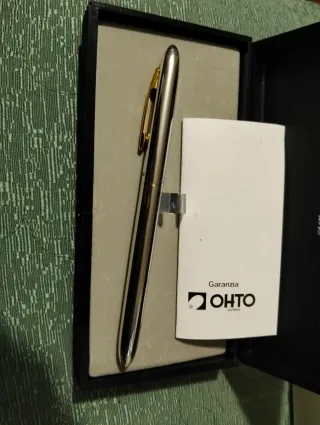 Penna sfera OHTO ottone cromato