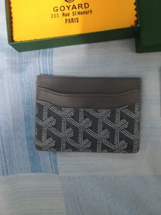 Porta carte Goyard grigio