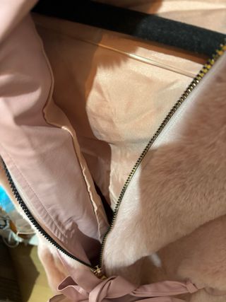 Chaleco pelo rosa Talla S