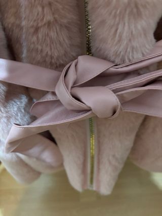 Chaleco pelo rosa Talla S