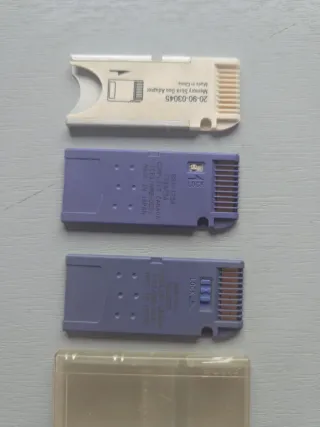 Tarjetas SONY Memory Stick 128MB y 16MB + Adaptado