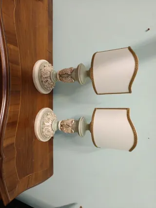 Coppia Lampade da Tavolo Eleganti