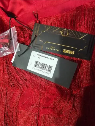 Vestito corto con frange Marciano