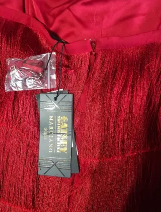 Vestito corto con frange Marciano