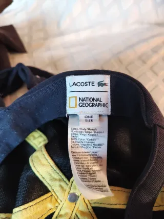 Gorra Lacoste Zebra Azul