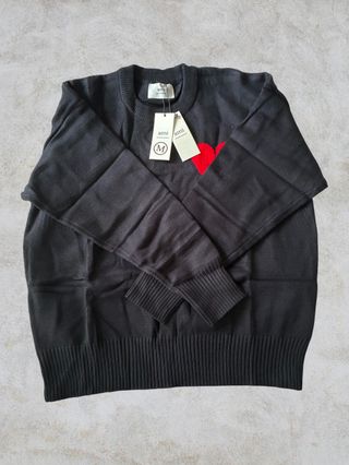 Sudadera AMI Paris Negra Talla M