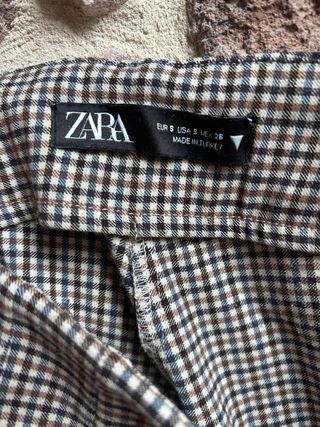 Pantalones Leggings Zara pata de gallo - Talla S