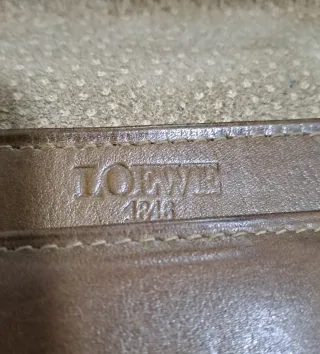 Cartera Loewe Marrón Piel