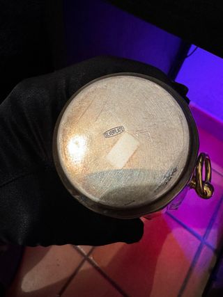 Secchiello Vintage con Anello Dorato