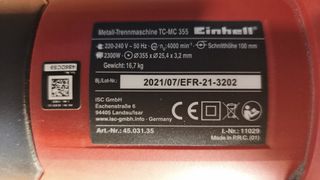 Cortadora sierra EINHELL TC-MC 355