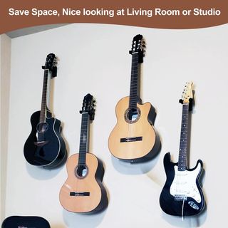 Soporte de Pared en Nogal para Guitarra WiNGO