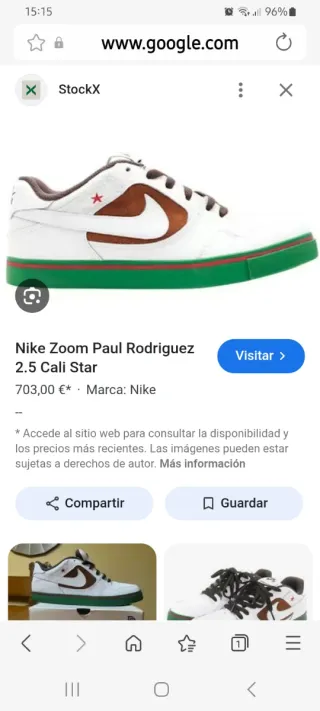 Nike Paul Rodriguez Zoom Air 2.5 Talla 39